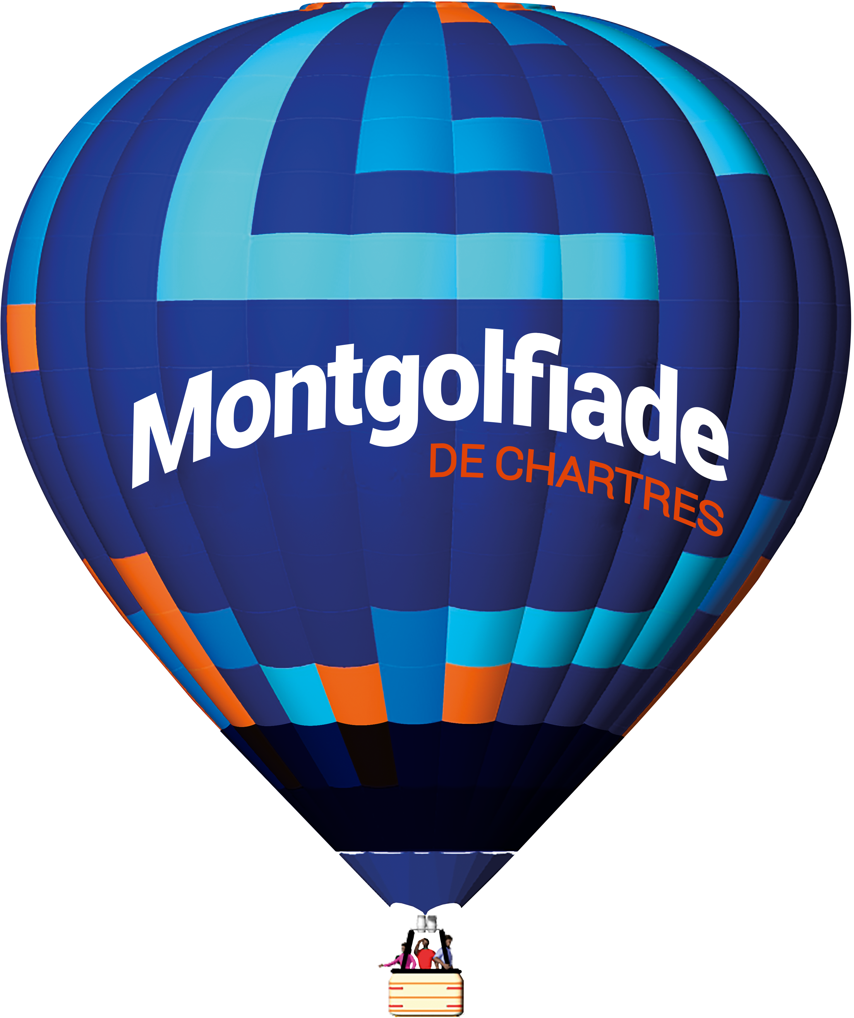 Image de montgolfière animée horizontalement